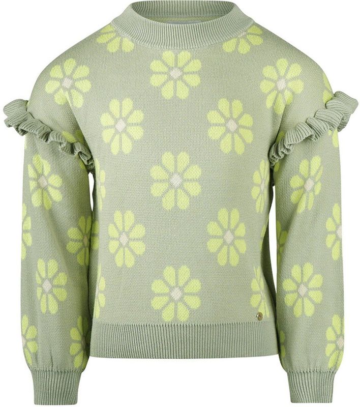 Koko Noko - Gebreide Trui - Faded Green