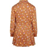 Koko Noko - Jurk - Bruin - Met Hartjes