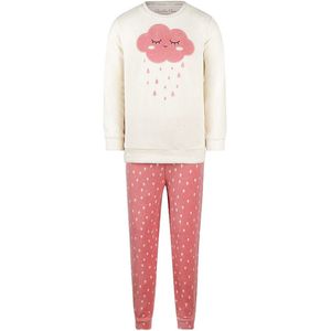 Charlie Choe - Pyjama - Off White - Meisjes - Lange Mouwen en Lange Broek