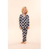 Charlie Choe - Pyjama - Ruit - Blauw