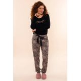 Charlie Choe - Pyjamabroek - Bruin/Lichtroze