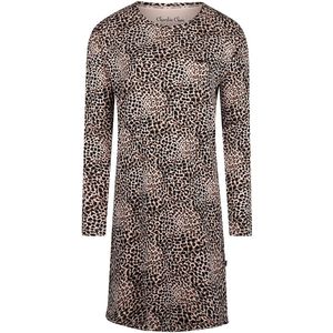 Charlie Choe - Nachthemd - Bruin/Lichtroze