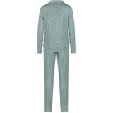 Charlie Choe - Doorknooppyjama - Groen Print - Lange Mouwen & Lange Broek