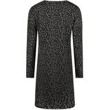 Charlie Choe - Nachthemd - Zwart - Lange Mouwen - Ronde Hals