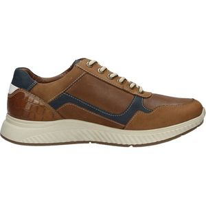 Australian Footwear Hatchback leather/nubuck 15.1607.01-df6 cognac-blue 3175