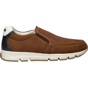 Australian Eagle - Instappers - Cognac - Nubuck - Leer - Rubber Zool