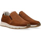 Australian Eagle - Instappers - Cognac - Nubuck - Leer - Rubber Zool