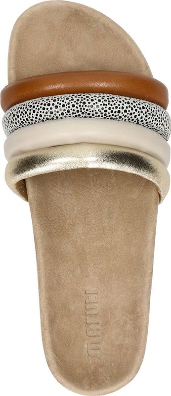 Maruti - Bali Slippers Cognac - Cognac-Combi