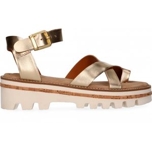 Maruti Kiki Sandalen Plat - goudkleur