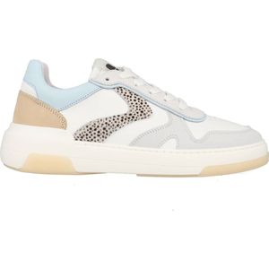 Maruti - Jolie Sneakers Blauw - White - Beige - Blue - Pixel O