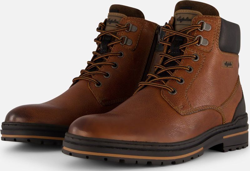 Australian Yorkshire - Veterboots - Zwart - Leer - Rubberen Loopzool