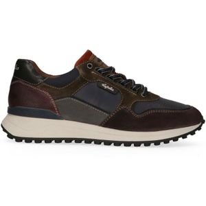 Australian, Schoenen, Heren, Veelkleurig, 42 EU, Leer, Stevige Oxford Sneaker met Chunky Zool