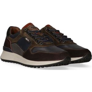 Australian, Schoenen, Heren, Veelkleurig, 46 EU, Leer, Stevige Oxford Sneaker met Chunky Zool