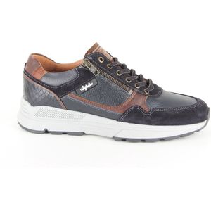 Australian Footwear - Connery - Casual Schoenen - Stretchleer - Rits- en Vetersluiting
