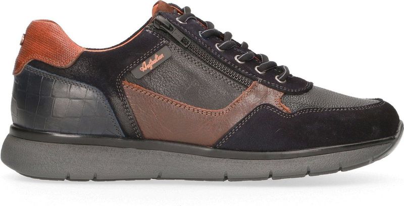 AUSTRALIAN Dakota H leest 1642 01-AEX Black blue brown veter rits