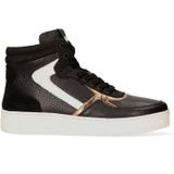 Maruti Mona sneaker leather black-gold-white 66.1537.01