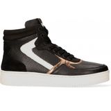 Maruti Mona sneaker leather black-gold-white 66.1537.01