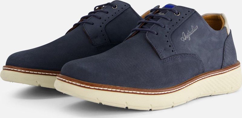 Australian Pozzato Sneakers blauw Nubuck