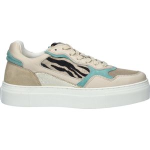 Maruti - Tavi Sneakers Blauw - Offwhite - Blue - Zebra - 41