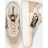 Maruti - Tavi Sneakers Blauw - Offwhite - Blue - Zebra