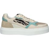 Maruti - Tavi Sneakers Blauw - Offwhite - Blue - Zebra