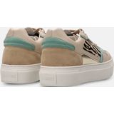 Maruti - Tavi Sneakers Blauw - Offwhite - Blue - Zebra