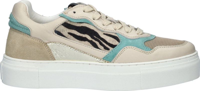 Maruti - Tavi Sneakers Blauw - Offwhite - Blue - Zebra