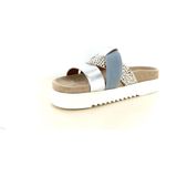 Maruti - Bari Slippers Blauw - Pixel Offwhite - Blue - Silver