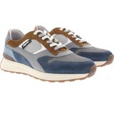 Heren Sneakers Australian Kyoto Grey Leather Grijs
