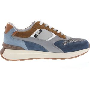 Heren Sneakers Australian Kyoto Grey Leather Grijs - Maat 46