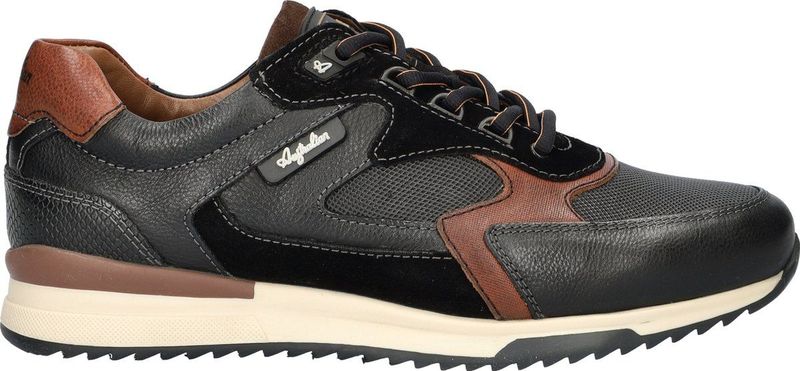 Australian Footwear - Bakersville - Veterschoenen - Zwart/Cognac - Leer