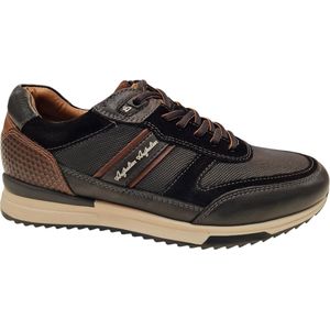 Australian - Filmon - Sneakers - Zwart - Leren - Met Dempend Voetbed