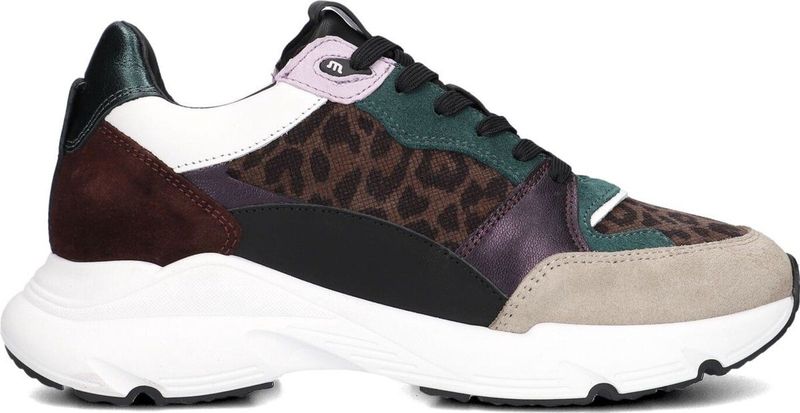 Maruti Raven Sneakers - Leren Sneaker - Dames - Groen