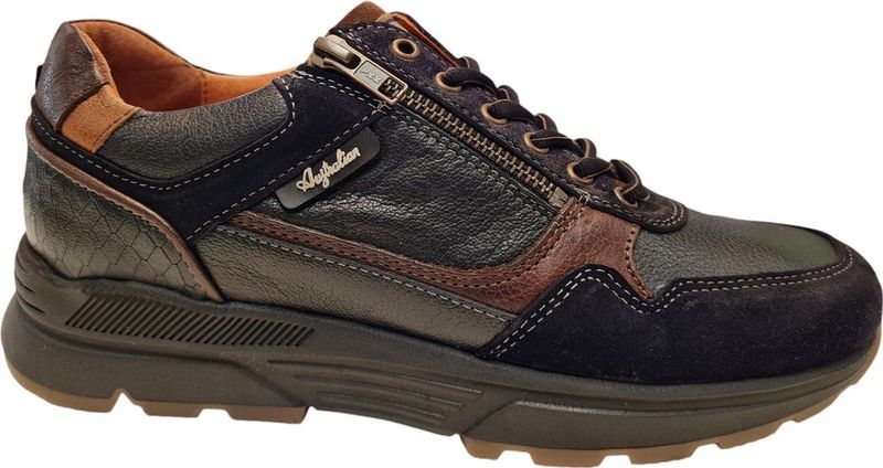 Australian Connery SJS - Sneakers - Multi - Leren - Blue Cognac Brown