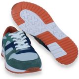 Scotch & Soda - Vivex - Heren Sneaker - Groen Multi - Suède en Nylon