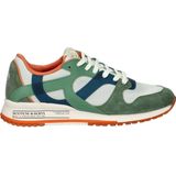 Scotch & Soda - Vivex - Heren Sneaker - Groen Multi - Suède en Nylon