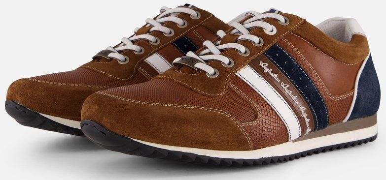Australian - Camaro - Sneakers - Bruin - Leer - Sportieve Look