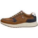 Australian Footwear - Maurizio - Veterschoenen - Cognac/Blauw - Leer