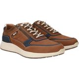 Australian Footwear - Maurizio - Veterschoenen - Cognac/Blauw - Leer