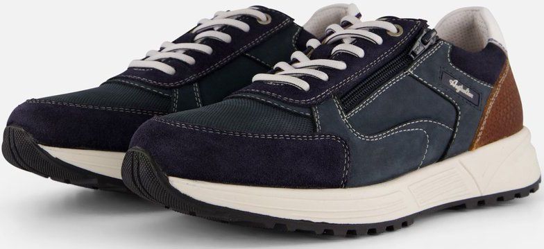 Australian Discover - Lage Sneakers - Leer - Zwart