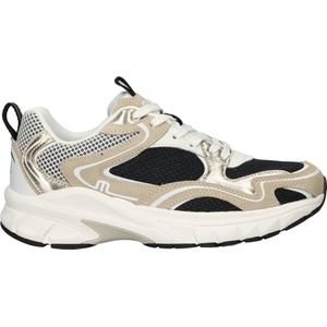 Maruti Sneaker Novi Leather/Textile - Kleur: Beige-Black-White