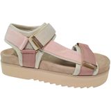 Maruti - Beau - Sandalen - Roze - Leer/Textiel - Klittenbandsluiting