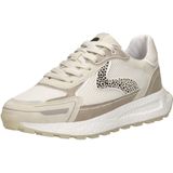 Maruti - Dames Sneaker in Zwart met Goud en Beige Accenten