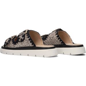 Maruti - Dilan Pixel - Slipper - Zwart - Leer