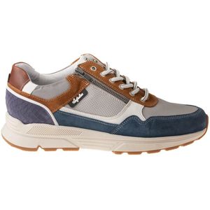 Australian Footwear - 15.1682.02 Connery Sneakers - Grey-Blue-Tan