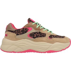 Scotch & Soda - Celest - Chunky Sneakers - Beige/Panter/Roze