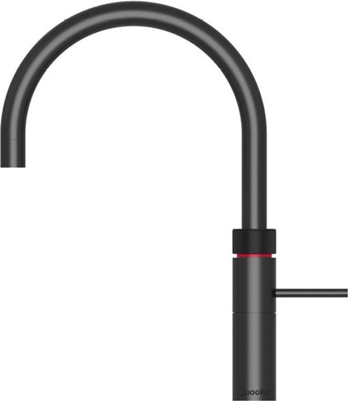 Quooker Fusion Round - Kraan Zwart - Materiaal: Roestvrijstaal