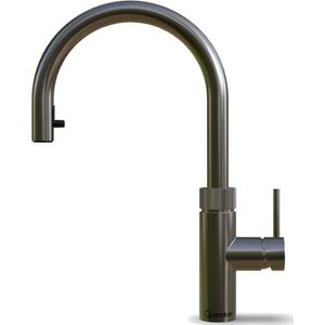 Quooker - Flex Round - Keukenkraan - Gunmetal - Draaibare en Uittrekbare Uitloop