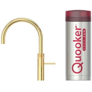 Quooker Fusion round goud met Pro3 reservoir