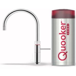 Quooker - Fusion Round - Kokendwaterkraan - Draaibare Uitloop - Combi+ Reservoir - Chroom